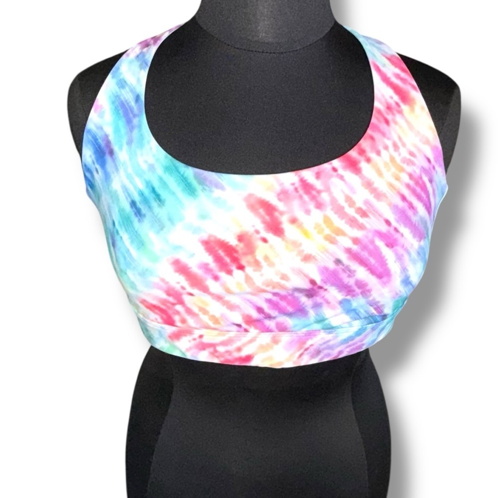 ATHLETA Ultimate Love Proudly Bra D & DD+ | Plus 1X | Rainbow - Picture 2 of 10